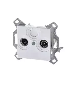 Розетка TV-R Levit оконечная бел. ABB 2CHH083503A6003