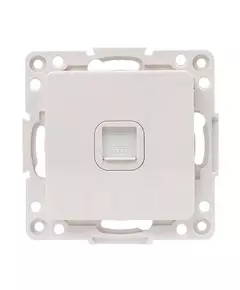Механизм розетки RJ-45 1-м Стокгольм бел. PROxima EKF EYK01-035-10