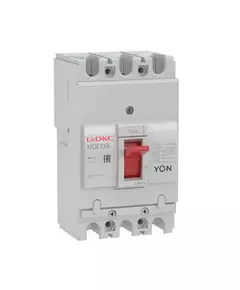 Выключатель автоматический в литом корпусе YON MDE100L100 DKC MDE100L100