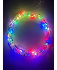 Гирлянда светодиодная "Нить" 5м 50LED IP20 мультиколор АА ЭРА Б0047959