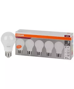Лампа светодиодная LED Value LVCLA60 7SW/840 грушевидная матовая E27 230В 2х5 RU (уп.5шт) OSRAM 4058075577657