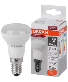 Лампа светодиодная LED Value LVR40 5SW/840 грибовидная матовая E14 230В 10х1 RU OSRAM 4058075582576