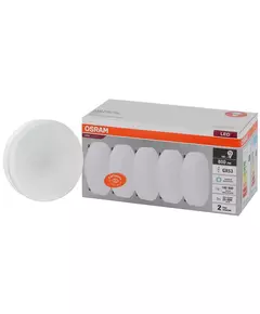Лампа светодиодная LED Value LVGX5375 10SW/865 230В GX53 2х5 RU (уп.5шт) OSRAM 4058075584204