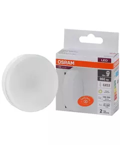 Лампа светодиодная LED Value LVGX53100 12SW/830 230В GX53 10х1 RU OSRAM 4058075582156