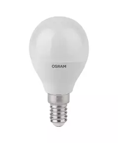 Лампа светодиодная LED Antibacterial P 7.5Вт шар матовая 2700К тепл. бел. E14 806лм 220-240В угол пучка 200град. бактерицидн. покрыт. (замена 75Вт) OSRAM 4058075561298