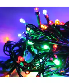 Гирлянда светодиодная 50LED провод 6.5м 8 режимов мигания Космос KOC_GIR50LED_RGB