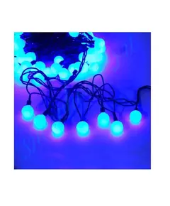Гирлянда "Шарики" 100 LED 2.4см наружняя соед. до 3 мод. син. SHLights 4690601004321