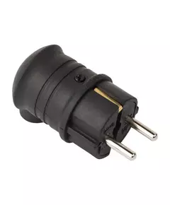 Вилка угловая 230В 2P+PE 16А IP44 каучук PROxima EKF RPS-017-16-230-44-r