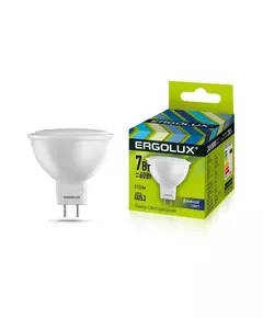 Лампа светодиодная LED-JCDR-7W-GU5.3-6500K JCDR 172-265В Ergolux 12881