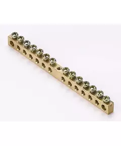 Шина нулевая 14 групп/крепеж по центру сеч. 6х9 SchE 32003DEK