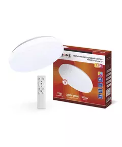 Светильник светодиодный COMFORT MIRAGE 75Вт 230В 3000-6500К 6000лм 500х70мм с пультом ДУ IN HOME 4690612035130