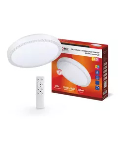 Светильник светодиодный COMFORT SAPHIR 55Вт 230В 3000-6500К 4400лм 400х100мм с пультом ДУ IN HOME 4690612034850