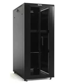 Шкаф напольный 19дюйм 42U 2055х800х1000мм TTB-4281-DD-RAL9004 перф. двери черн. Hyperline 392684
