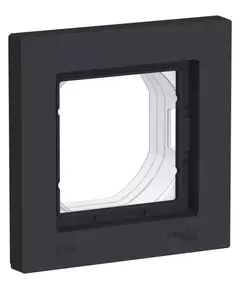 Рамка 1-м AtlasDesign Aqua IP44 карбон SchE ATN441001