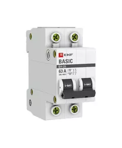 Выключатель нагрузки 2п 63А ВН-29 Basic EKF SL29-2-63-bas