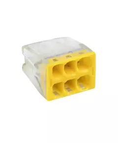 Клемма СМК 2273-246 (с пастой) 6 отверстий 0.5-2.5кв.мм (уп.50шт) PROxima EKF plc-smk-2273-246
