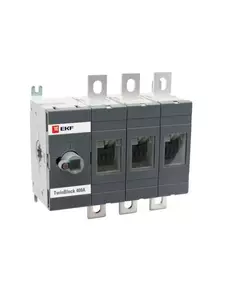Рубильник 3п 400А без рукоятки управления TwinBlock PROxima EKF tb-s-400-3p