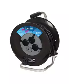 Удлинитель на катушке 4х30м с заземл. 16А IP44 ПВС 3х1.5 Космос YKKsm30m-4g-Z(16A)IP