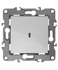 Механизм выключателя 1-кл. СП Эра12 10А IP20 12-1102-01 250В 10AX с подсветкой бел. Эра Б0014633