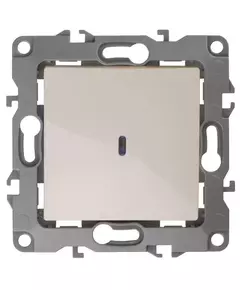 Механизм выключателя 1-кл. СП Эра12 10А IP20 12-1102-02 250В 10AX с подсветкой сл. кость Эра Б0014634