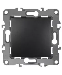 Механизм переключателя 1-кл. СП Эра12 10А IP20 12-1103-05 250В 10AX антрацит Эра Б0014643