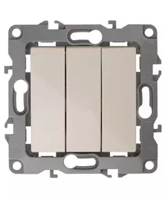 Механизм выключателя 3-кл. СП Эра12 10А IP20 12-1107-02 250В 10AX сл. кость Эра Б0014670