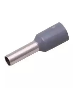 Наконечник штыревой втулочный изолир. (НШВИ F-18мм) 4кв.мм (СЕ040012grey) сер. REXANT 08-0822