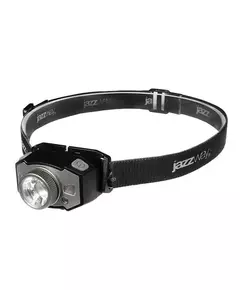 Фонарь налобный AccuH1-L5WZ-bk zoom 5Вт LED + 2хRED SMD IP54 аккумулятор 800мА.ч 5 режимов: 100проц. 180лм 3.5ч/50проц. 110лм 5.5ч/30проц. 65лм 15ч/красн. 28ч/мигающ. красн. 12ч управл. жестами черн./сер. JazzWay 5036642