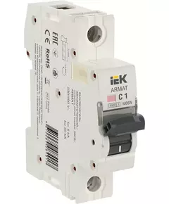 Выключатель автоматический 1п C 1А M06N ARMAT IEK AR-M06N-1-C001