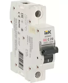 Выключатель автоматический 1п C 20А M06N ARMAT IEK AR-M06N-1-C020