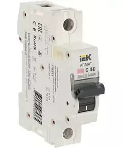 Выключатель автоматический 1п C 40А M06N ARMAT IEK AR-M06N-1-C040