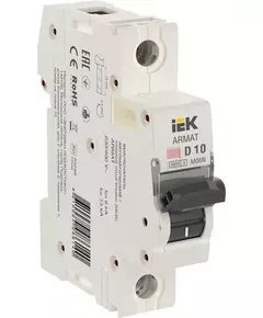Выключатель автоматический 1п D 10А M06N ARMAT IEK AR-M06N-1-D010