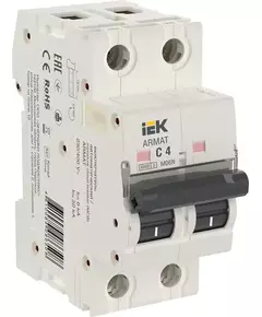 Выключатель автоматический 2п C 4А M06N ARMAT IEK AR-M06N-2-C004