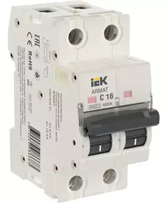 Выключатель автоматический 2п C 16А M06N ARMAT IEK AR-M06N-2-C016