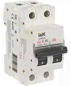 Выключатель автоматический 2п C 25А M06N ARMAT IEK AR-M06N-2-C025