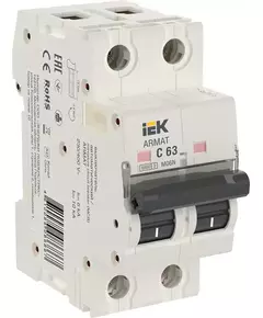 Выключатель автоматический 2п C 63А M06N ARMAT IEK AR-M06N-2-C063