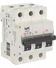 Выключатель автоматический 3п C 10А M06N ARMAT IEK AR-M06N-3-C010