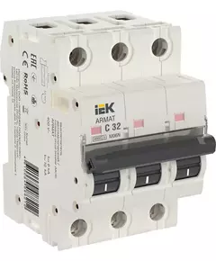 Выключатель автоматический 3п C 32А M06N ARMAT IEK AR-M06N-3-C032