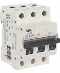 Выключатель автоматический 3п C 40А M06N ARMAT IEK AR-M06N-3-C040