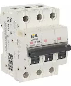Выключатель автоматический 3п C 50А M06N ARMAT IEK AR-M06N-3-C050