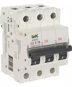 Выключатель автоматический 3п C 16А M10N ARMAT IEK AR-M10N-3-C016