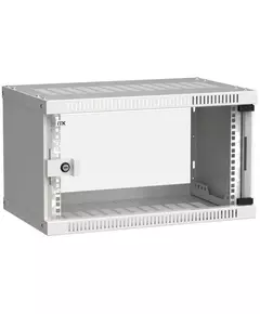 Шкаф LINEA WE 6U 550х350мм стекл. дверь сер. ITK LWE3-06U53-GF