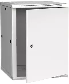 Шкаф 19 дюйм LINEA W 15U 600х600мм настен. метал. дверь RAL7035 ITK LWR3-15U66-MF
