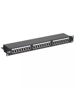 Патч-панель 1U кат.5е STP 24 порта (IDC Dual) ITK PP24-1UC5ES-D05
