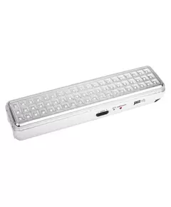 Светильник-фонарь светодиодный Accu9-L60-wh 60SMD яркий(300Лм)2ч/эконом(90Лм)6ч 220В/акк. Li-ion/3.7В/2400мАч аварийный бел. JazzWay 5024540