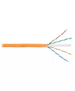 Кабель U/UTP 4 пары кат. 6 LSZHнг(B)-HF Оранж. (уп.305м) NETLAN EC-UU004-6-LSZH-OR