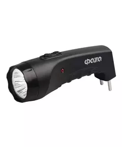 Фонарь ручной AccuF2-L04-bk 4LED аккумулятор 400мА.ч 2 режима: 100проц./25проц. выдвижная вилка; индикатор зарядки черн. ФАZА 5000797