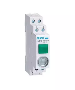 Кнопка модульная NP9-12D3/1 с подсветкой 1НО+2НЗ AC/DC 230В зел. (R) CHINT 584075