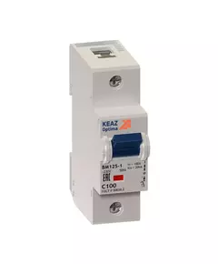 Выключатель автоматический модульный 3п C 125А 15кА OptiDin BM125-3C125-8ln-УХЛ3 КЭАЗ 138546
