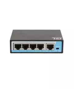 Коммутатор неуправляемый 4 PoE (802.3af) порта 10/100Мбит/с до 250 метров cat6 1Upl 60W GIGALINK GL-SW-F005-04P